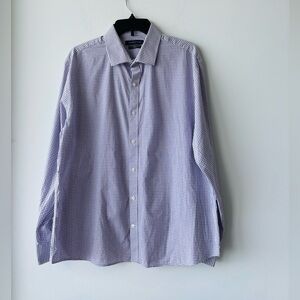 Tommy Hilfiger Button Up Shirt Soft Washed Stretch Plaid Men XL 17 34/35 Preppy